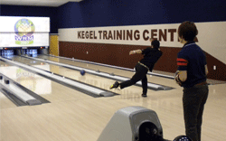 Bowling at Kegel Training Center