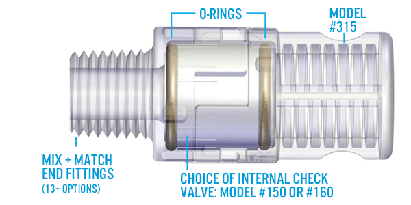 model 315 foot filtering valve
